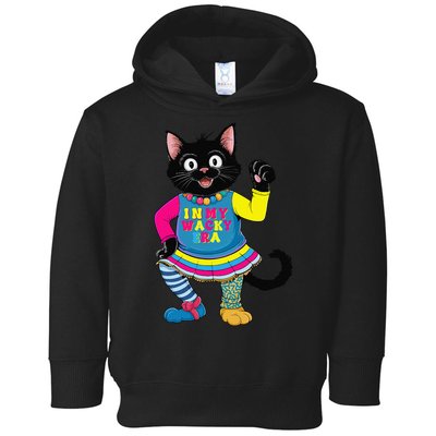 Wacky Clothes funny cat For Mismatch Day Gift Toddler Hoodie