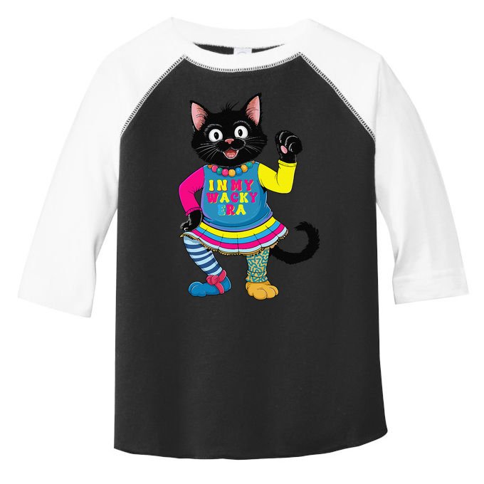 Wacky Clothes funny cat For Mismatch Day Gift Toddler Fine Jersey T-Shirt