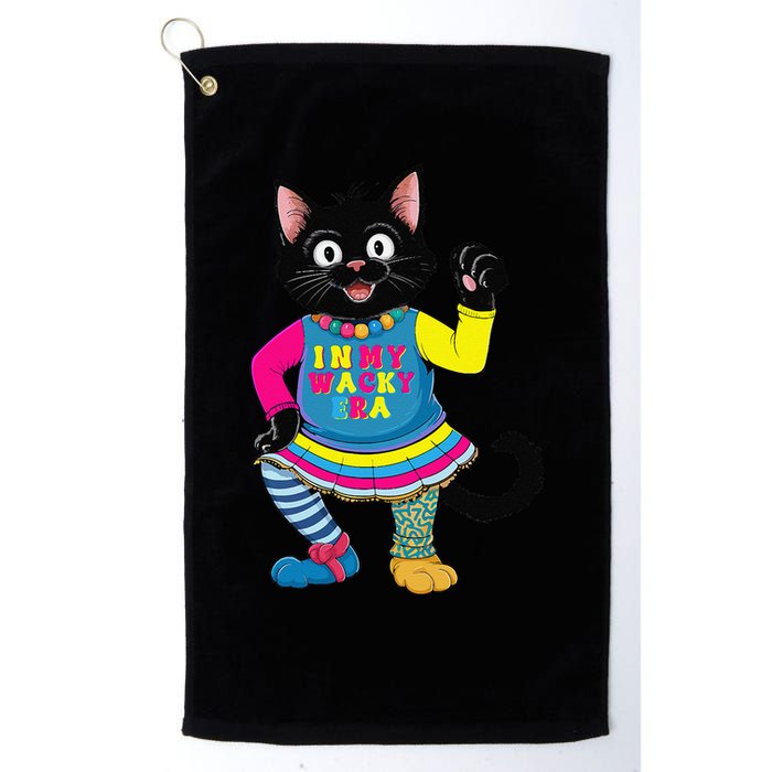 Wacky Clothes funny cat For Mismatch Day Gift Golf Towel