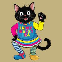 Wacky Clothes funny cat For Mismatch Day Gift Performance Shirt