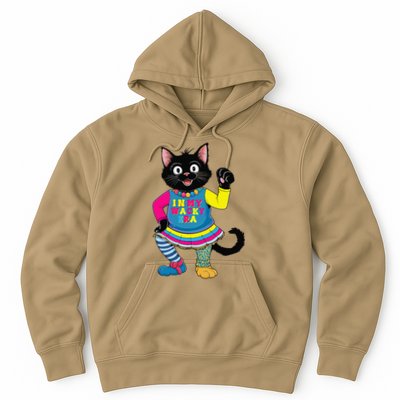 Wacky Clothes funny cat For Mismatch Day Gift Hoodie