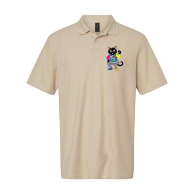 Wacky Clothes funny cat For Mismatch Day Gift Polo