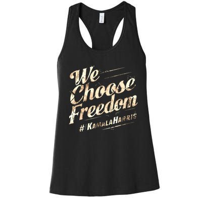 We Choose Freedom Women's Racerback Tank