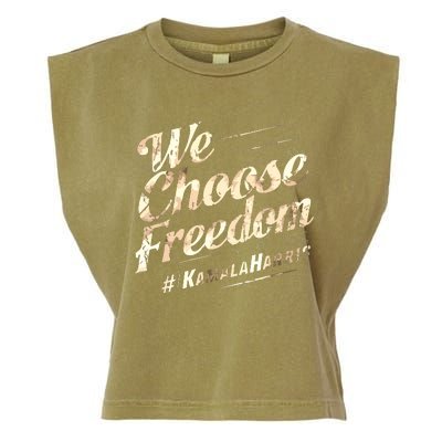 We Choose Freedom Garment-Dyed Women's Muscle Tee