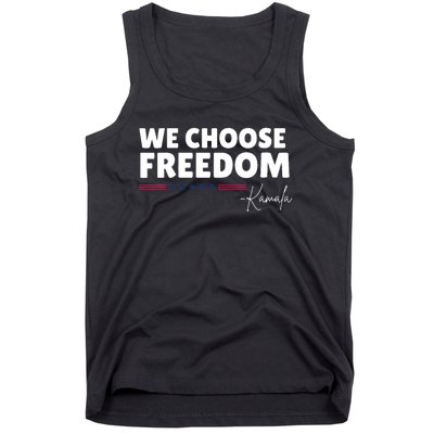 We Choose Freedom Kamala Harris Tank Top