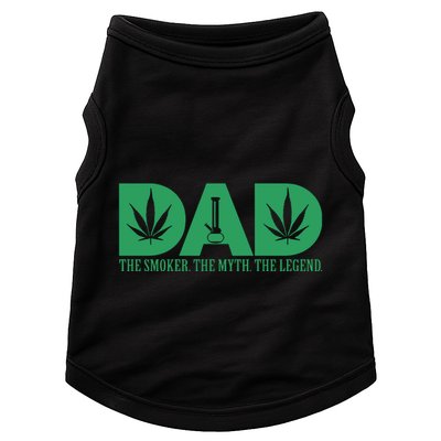 Weed Cannabis For Dad Funny Marijuana Doggie Tank