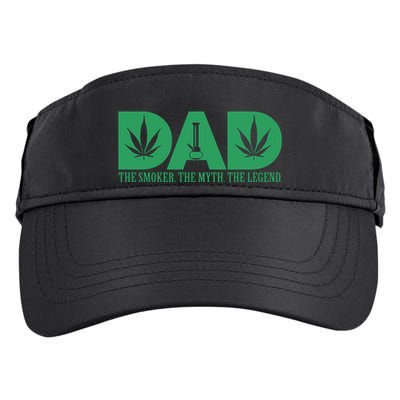 Weed Cannabis For Dad Funny Marijuana Adult Drive Performance Visor