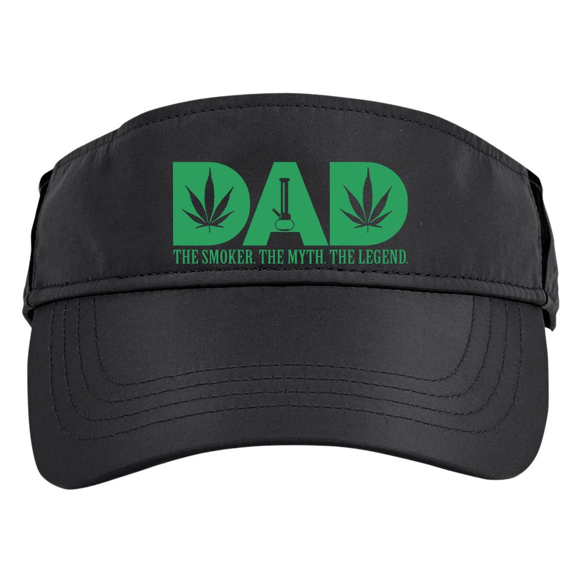 Weed Cannabis For Dad Funny Marijuana Adult Drive Performance Visor