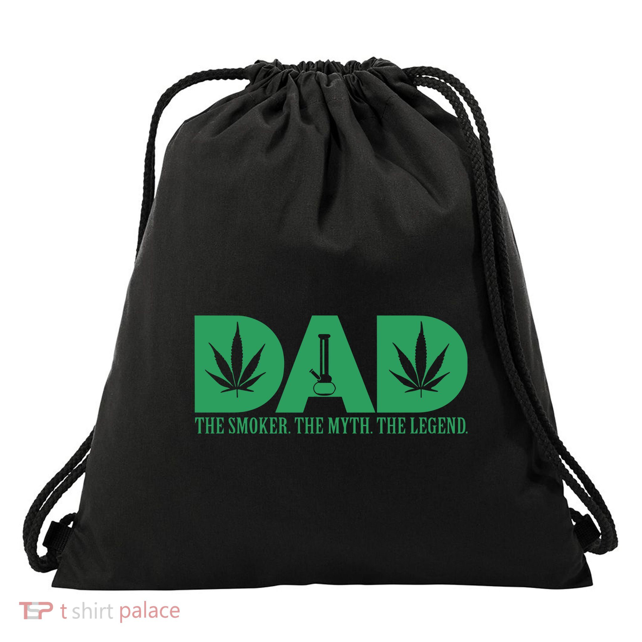 Weed Cannabis For Dad Funny Marijuana Drawstring Bag