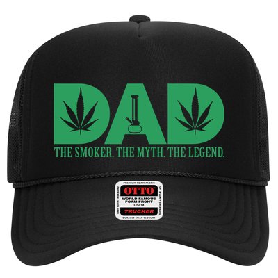 Weed Cannabis For Dad Funny Marijuana Trucker Hat