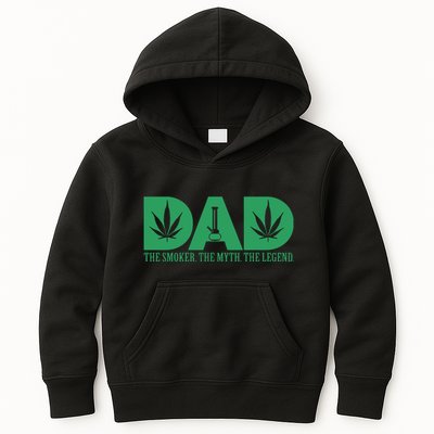 Weed Cannabis For Dad Funny Marijuana Kids Hoodie