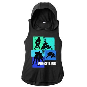 Wrestling Clothing for Wrestler Gear  Wrestling   Ladies PosiCharge Tri-Blend Wicking Draft Hoodie Tank