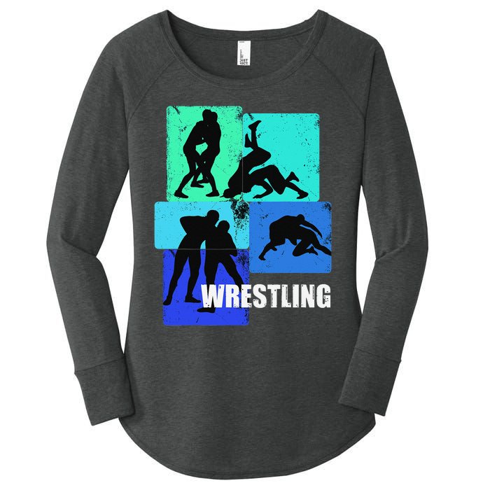 Wrestling Clothing for Wrestler Gear  Wrestling   Women's Perfect Tri Tunic Long Sleeve Shirt