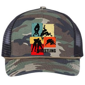 Wrestling Clothing for Wrestler Gear  Wrestling  Retro Rope Trucker Hat Cap