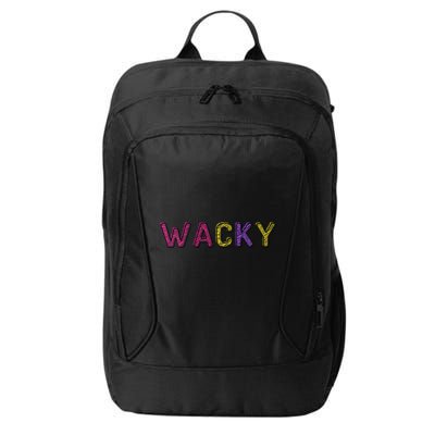 Wacky Clothes For Mismatch Day City Backpack