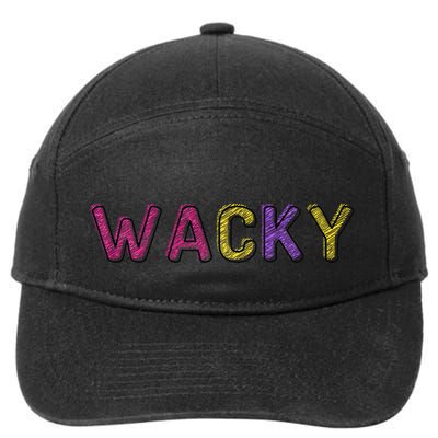 Wacky Clothes For Mismatch Day 7-Panel Snapback Hat