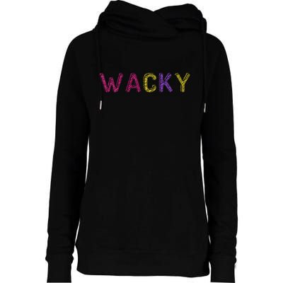 Wacky Clothes For Mismatch Day Womens Funnel Neck Pullover Hood
