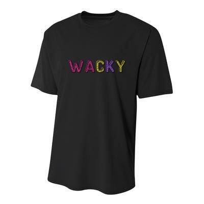 Wacky Clothes For Mismatch Day Youth Performance Sprint T-Shirt