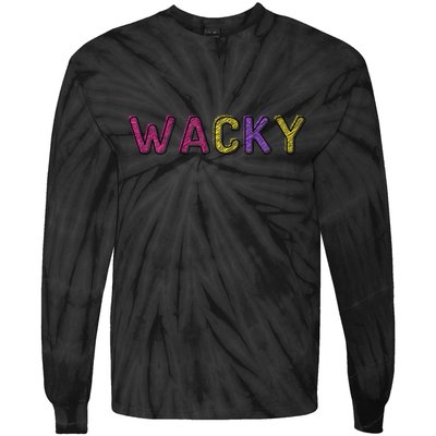 Wacky Clothes For Mismatch Day Tie-Dye Long Sleeve Shirt