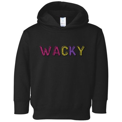 Wacky Clothes For Mismatch Day Toddler Hoodie