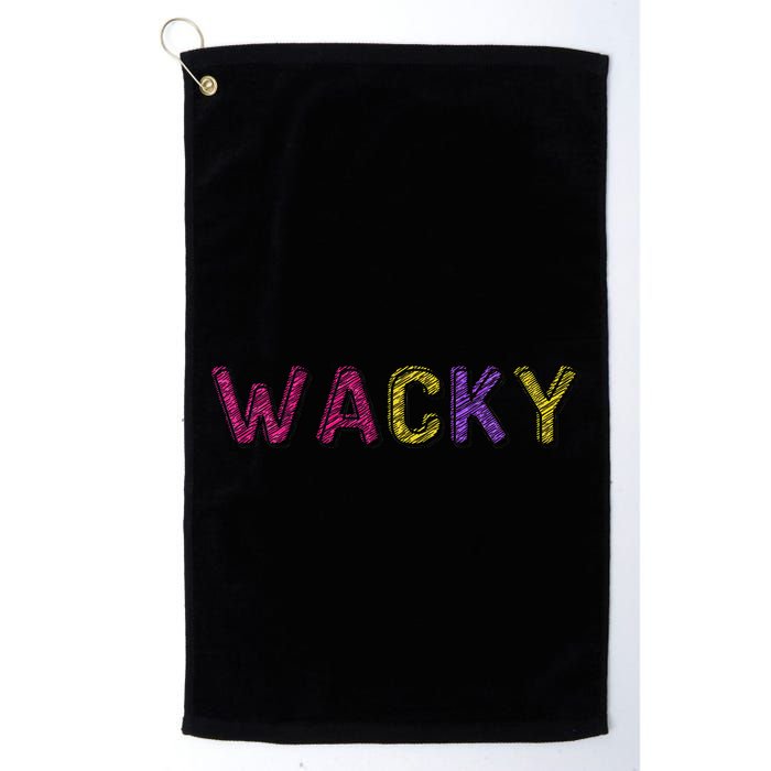 Wacky Clothes For Mismatch Day Golf Towel