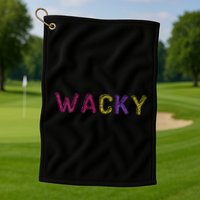 Wacky Clothes For Mismatch Day Golf Towel