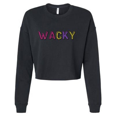 Wacky Clothes For Mismatch Day Cropped Pullover Crew