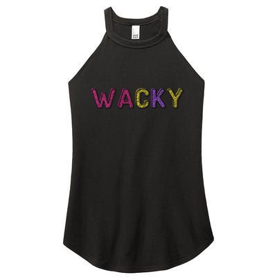 Wacky Clothes For Mismatch Day Women's Perfect Tri Rocker Tank