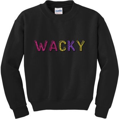 Wacky Clothes For Mismatch Day Kids Sweatshirt