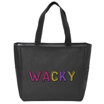 Wacky Clothes For Mismatch Day Zip Tote Bag