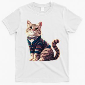 Winter Cat Funny Gift T-Shirt