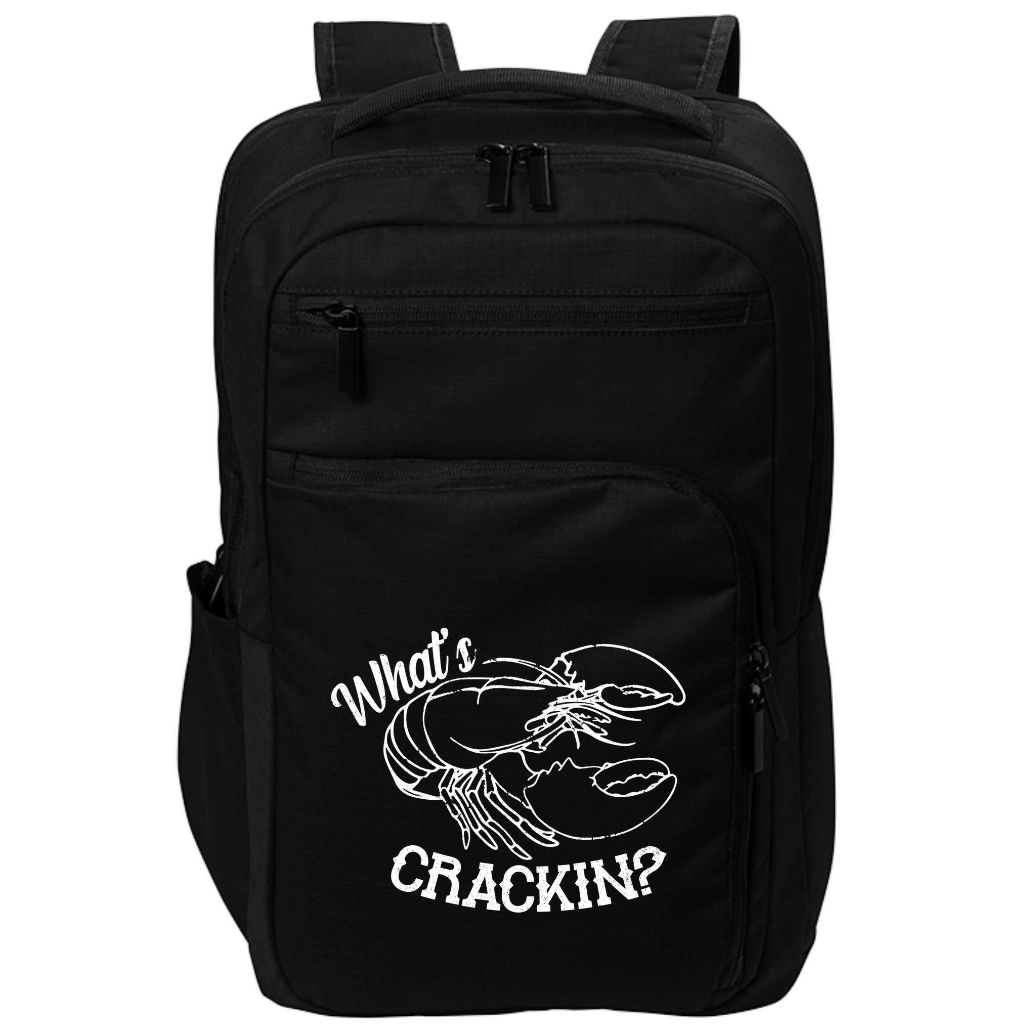 Whats Crackin Funny Lobster Impact Tech Backpack