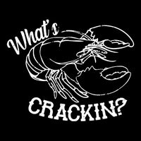 Whats Crackin Funny Lobster Drawstring Bag