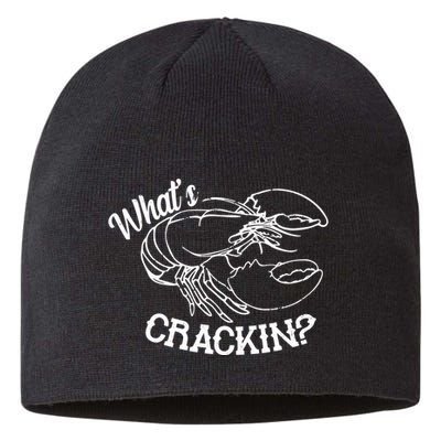 Whats Crackin Funny Lobster Sustainable Beanie