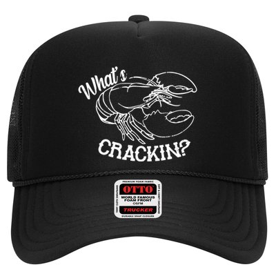 Whats Crackin Funny Lobster Trucker Hat