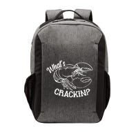Whats Crackin Funny Lobster Vector Backpack
