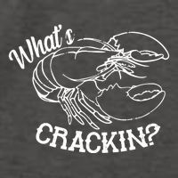 Whats Crackin Funny Lobster Vector Backpack