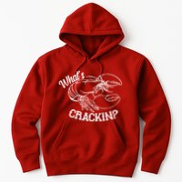 Whats Crackin Funny Lobster Hoodie