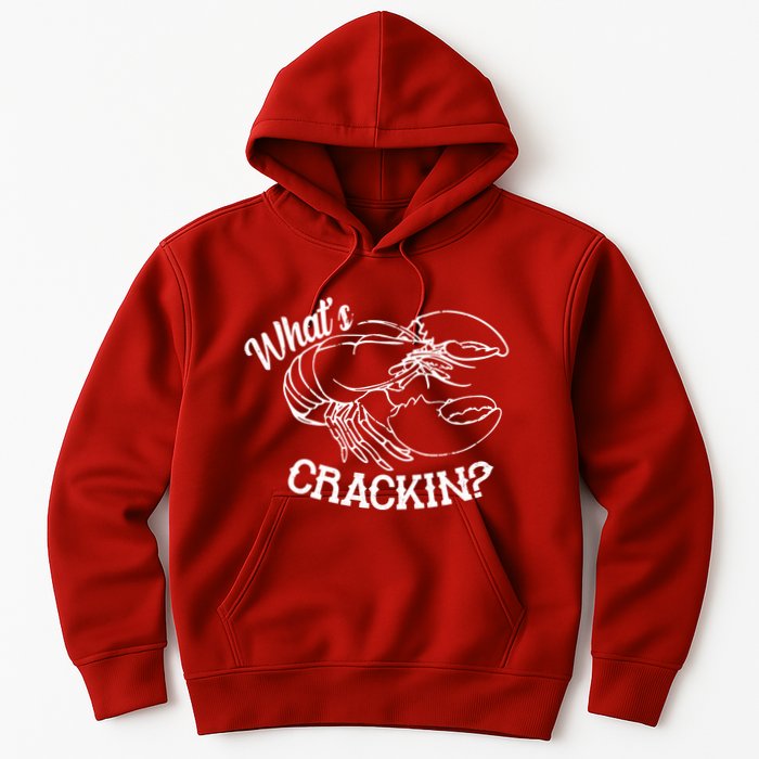 Whats Crackin Funny Lobster Hoodie