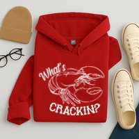 Whats Crackin Funny Lobster Hoodie