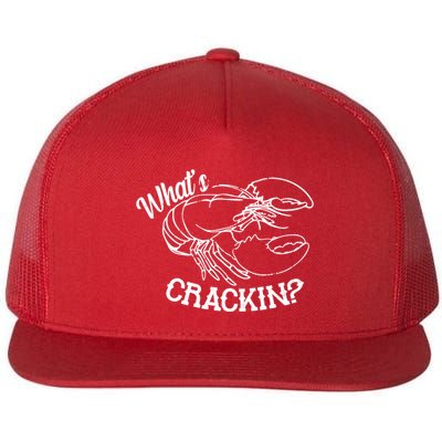 Whats Crackin Funny Lobster Flatbill Hat