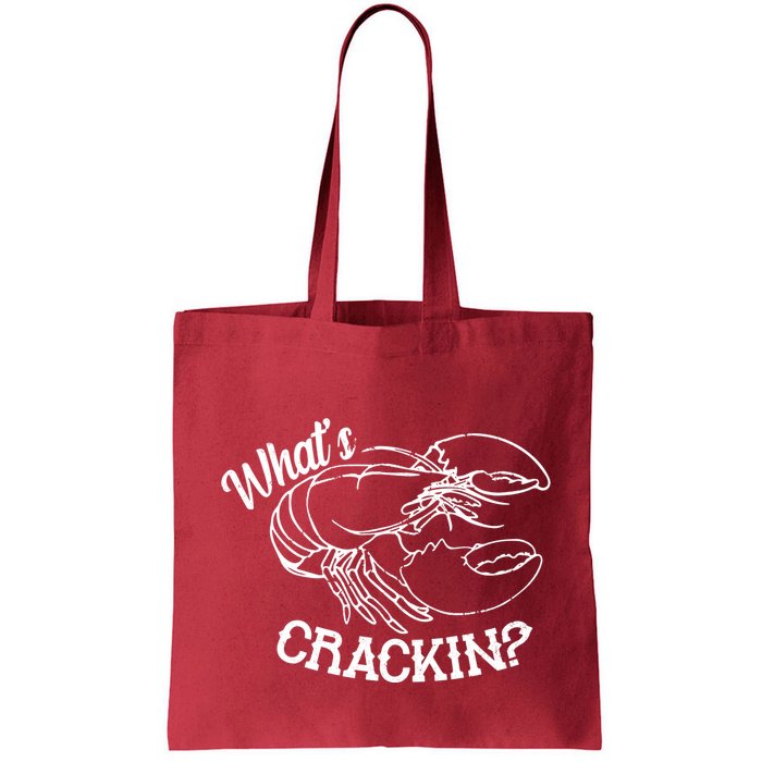 Whats Crackin Funny Lobster Bag