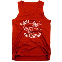 Whats Crackin Funny Lobster Tank Top