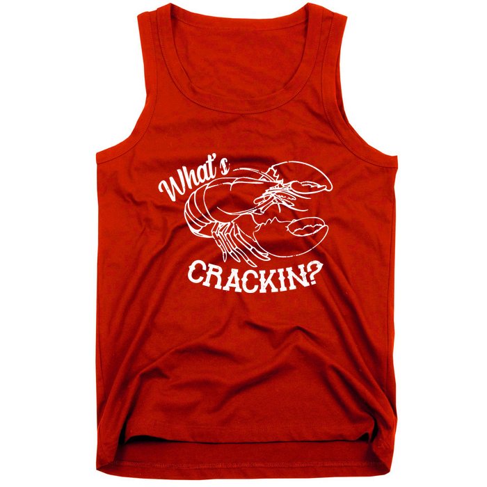 Whats Crackin Funny Lobster Tank Top