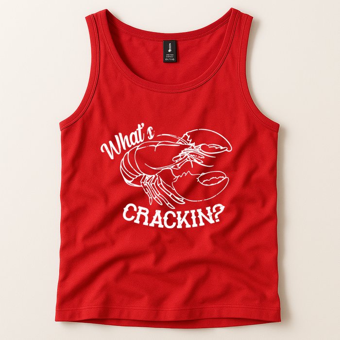 Whats Crackin Funny Lobster Tank Top