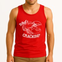 Whats Crackin Funny Lobster Tank Top