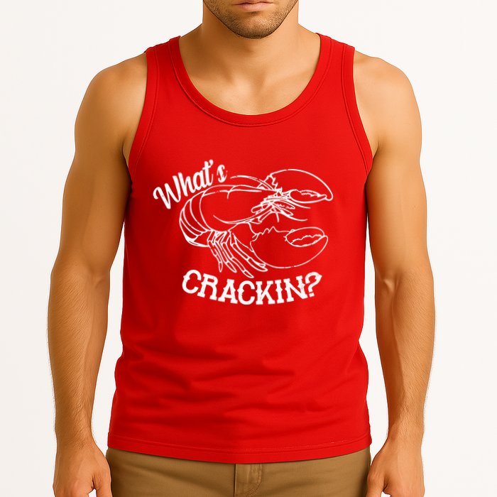 Whats Crackin Funny Lobster Tank Top