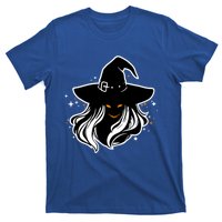 Witch Creepy Face Halloween Art Design Costume Gift T-Shirt