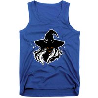 Witch Creepy Face Halloween Art Design Costume Gift Tank Top