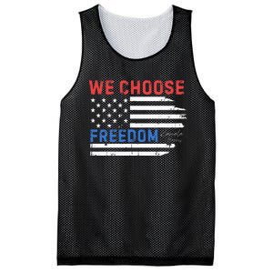 We Choose Freedom Kamala Harris Funny Comma La America Flag Mesh Reversible Basketball Jersey Tank